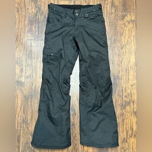 686 Womens Snowboard Ski Pants XS Black Infidry 10K Insulated Thermal 6